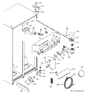 FRESH FOOD SECTION Diagram and Parts List for GSS22SGPABS  General Electric Refrigerator