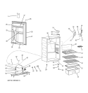 REFRIGERATOR PARTS Diagram and Parts List for WMR04BANBBB  General Electric Refrigerator