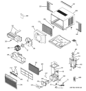ROOM AIR CONDITIONER Diagram and Parts List for ASW08FBS1  General Electric Air Conditioner