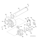 MOTOR Diagram and Parts List for DBL333GB4WW  General Electric Dryer