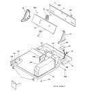 CONTROLS & TOP PANEL Diagram and Parts List for DCB330GB4KC  General Electric Dryer