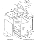 Part Location Diagram of WH44X10076 GE LID Assembly FINISHED