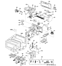 MICROWAVE Diagram and Parts List for JVM1533WD001  General Electric Microwave