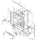 Part Location Diagram of WD12X10055 GE BRACKET J BOX Assembly