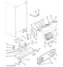 UNIT PARTS Diagram and Parts List for PDS18SBMCLBS  General Electric Refrigerator