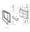 FREEZER DOOR Diagram and Parts List for TNX22PRCALAA  General Electric Refrigerator