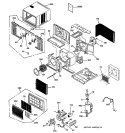 ROOM AIR CONDITIONER Diagram and Parts List for AGE21DAM1  General Electric Air Conditioner