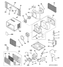 ROOM AIR CONDITIONER Diagram and Parts List for AGL14ABG1  General Electric Air Conditioner