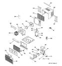 ROOM AIR CONDITIONER Diagram and Parts List for ASW06LBS1  General Electric Air Conditioner