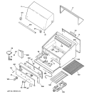 Part Location Diagram of WB28X10025 GE H Burner