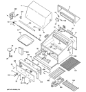 GAS GRILL PARTS Diagram and Parts List for ZGG27L21C2SS  General Electric Grill