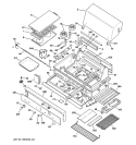 GAS GRILL PARTS Diagram and Parts List for ZGG36N21C2SS  General Electric Grill