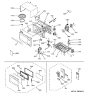 MICROWAVE Diagram and Parts List for JE2160BF001  General Electric Microwave