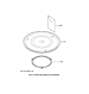 MICROWAVE Diagram and Parts List for JES1246BH001  General Electric Microwave