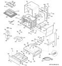 BODY PARTS Diagram and Parts List for JCSP47WF2WW  General Electric Range