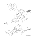 Part Location Diagram of WB02X11007 GE CONTROL PANEL COVER