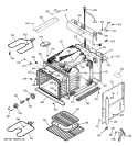 BODY PARTS Diagram and Parts List for JMS08BD2CT  General Electric Range