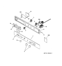 CONTROL PANEL Diagram and Parts List for ZET837SYSS  General Electric Wall Oven