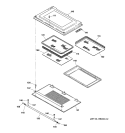 DOOR Diagram and Parts List for ZET837SYSS  General Electric Wall Oven
