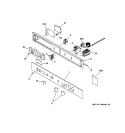 CONTROL PANEL Diagram and Parts List for ZET837SBSS  General Electric Wall Oven