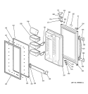 Part Location Diagram of WR02X11051 GE SNUGGER PORTA BIN