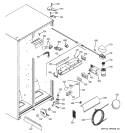 FRESH FOOD SECTION Diagram and Parts List for GSS22SGMFBS  General Electric Refrigerator