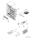 DOOR HANDLES & ACCESSORIES Diagram and Parts List for PDS21SBMABS  General Electric Refrigerator