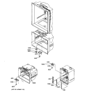 LIGHT SWITCHES & DRAIN FUNNELS Diagram and Parts List for PDS21SBMABS  General Electric Refrigerator