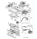 INTERIOR PARTS 2 Diagram and Parts List for SCB2000CAA03  General Electric Microwave Oven Combo