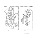 LATCH BOARD PARTS Diagram and Parts List for SCB2001CSS03  General Electric Microwave Oven Combo