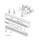 CONTROL PANEL Diagram and Parts List for SCBC2001CSS01  General Electric Microwave Oven Combo