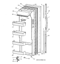 Part Location Diagram of WR71X10211 GE MODULE & TRIM Assembly