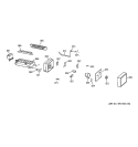ICE MAKER Diagram and Parts List for HTS18JCPARWW  Hotpoint Refrigerator