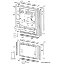 DOORS Diagram and Parts List for ZIC36NABRH  General Electric Refrigerator