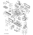MICROWAVE Diagram and Parts List for JVM3660SD001  General Electric Microwave