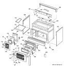 OVEN BODY Diagram and Parts List for ZDP48N6RDSS  General Electric Range