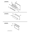 ACCESSORY BACKGUARD ASSEMBLY Diagram and Parts List for ZDP48N6RDSS  General Electric Range