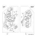 LATCH BOARD PARTS Diagram and Parts List for ZSC2000FBB01  General Electric Microwave