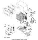 MICROWAVE Diagram and Parts List for ZSC2001CSS  General Electric Microwave
