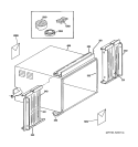 CABINET Diagram and Parts List for ACM15DAX1  General Electric Air Conditioner