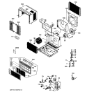 ROOM AIR CONDITIONER Diagram and Parts List for AGN05LBG1  General Electric Air Conditioner