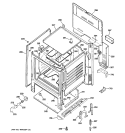BODY PARTS Diagram and Parts List for JBS15F2WH  General Electric Range