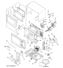 MICROWAVE Diagram and Parts List for JES1655BF002  General Electric Microwave