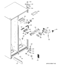 FRESH FOOD SECTION Diagram and Parts List for RSG22IBMBFWW  General Electric Refrigerator