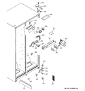 FRESH FOOD SECTION Diagram and Parts List for RSG22IBMCFWW  General Electric Refrigerator