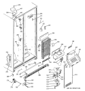 FREEZER SECTION Diagram and Parts List for RSG22IBMDFWW  General Electric Refrigerator