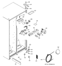 FRESH FOOD SECTION Diagram and Parts List for RSG20IDMDFWW  General Electric Refrigerator