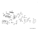 ICE MAKER Diagram and Parts List for MSK28DHDAWW  General Electric Refrigerator