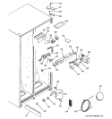 FRESH FOOD SECTION Diagram and Parts List for RSG25KEPAFWW  General Electric Refrigerator