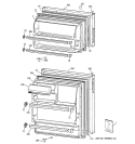 Part Location Diagram of WR78X24545 GE PS POCKET FF DOOR WW 17